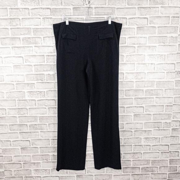 PIAZZA SEMPIONE Women's Drawstring Pants in Wool Navy Blue size 44IT 8US - Picture 3 of 9